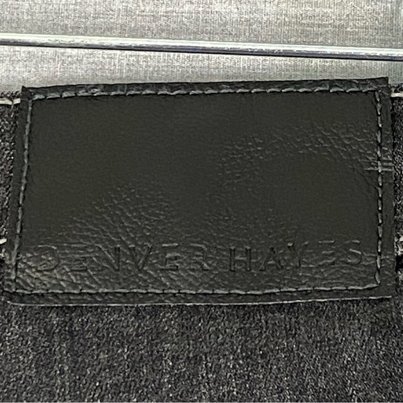 Denver Hayes Classic Jeans Mens 30W Black Denim Straight Leg Factory Fade - Picture 5 of 11